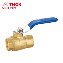 TMOK New Design Manual water brass ball valve with adjusting iron handle